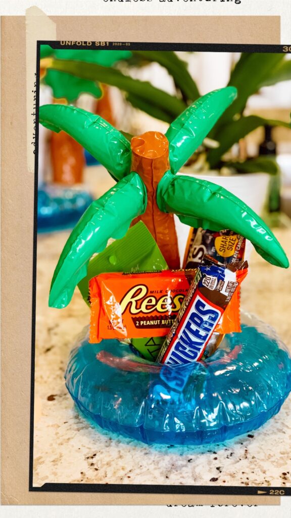 party treats, inflatable drink holder